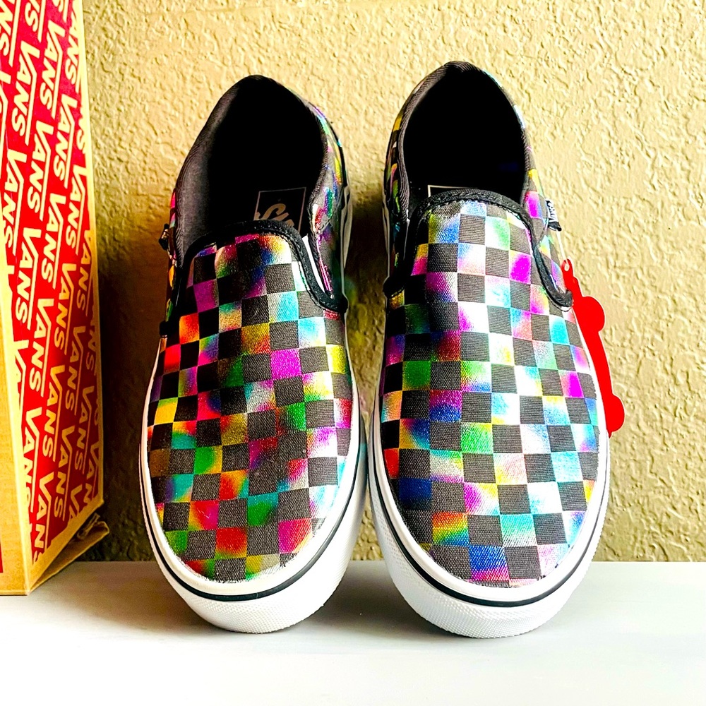 Brand New Vans Metallic Slip On Size 8W